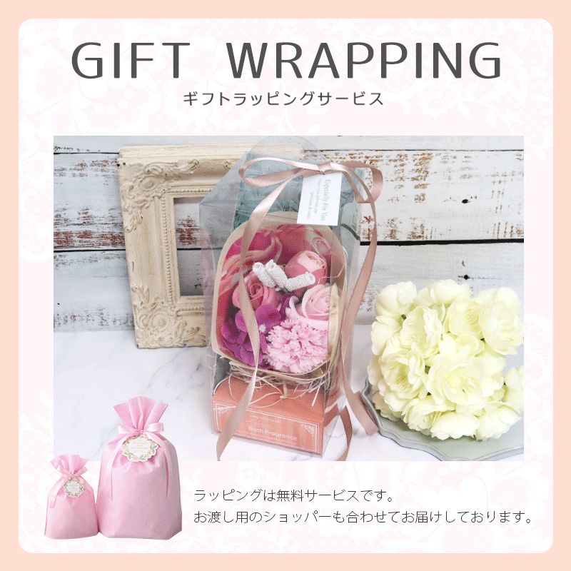 ロクシタン ネイルオイル7.5mlと入浴剤になるソープフラワーのギフトセット オリジナルギフトセット giftloc18